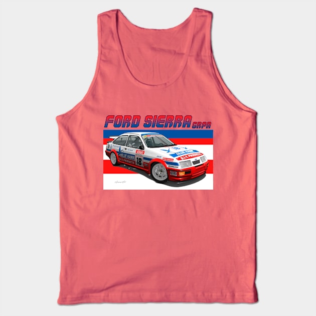 GrA Ford Sierra RS Cosworth Tank Top by PjesusArt